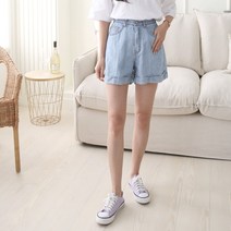 밴딩 롤업밑단 숏팬츠 여성반바지 1102666