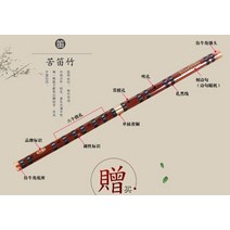 중국 피리 전통 악기 대나무 피리 입문용 디즈 dizi 대금 플룻, A
