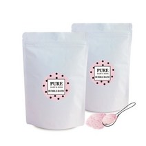아르비앙 퓨어 버블바스 입욕파우더 리필 보들보들 스윗로즈, 320g, 6개