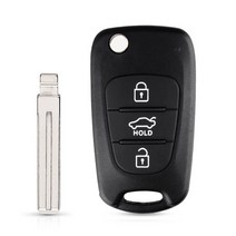 원격시동 스마트키 복사 경보기 차키 순정 버튼 자동차 KEYYOU-플립 원격 자동 키 셸 기아 리오 3 피칸토, 02 Model 2_02 For KIA