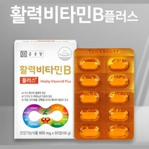 종근당 수용성비타민 비오틴 판토텐산 나이아신 엽산 활력비타민B플러스60정 신혼부부 명절감사선물 처가선물 50대후반 명절거래처선물 남자친구선물 20대 먹기편한 챙겨주고싶은 아버님선물