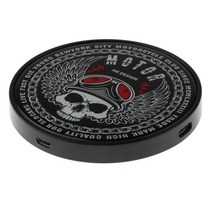 Qi 지원 휴대폰용 무선 충전기 Samsung Galaxy S8 S8+ Note 8용 고속 충전 무선 충전 패드, 9cm, 플라스틱, 2