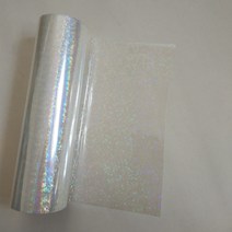홀로그램 호일 투명 작은 원형 Y06 스탬핑 핫 프레스 용지 또는 플라스틱 열 필름, 16cm x 120m_One Size, 16cm x 120m_One Size, 16cm x 120m