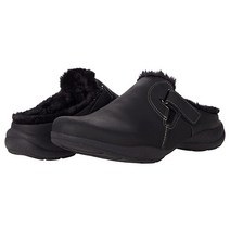 Clarks Roseville 클로그 - 블랙 가죽