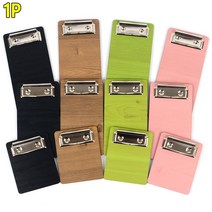 카페 음식점 계산 빌지 영수증 우드 클립보드 주문 종이꽂이 빌지판 계산서, 110-갈색