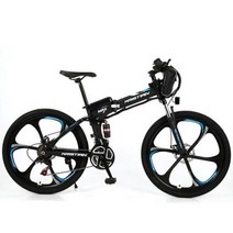 3륜전기자전거 전기 접이식 자전거 Iithium 배터리 Ebike 알루미늄 강력한 Aldult MTB, Six blade wheels B+36V10AH