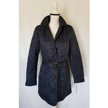 바버 여성 Evie Diamond 퀼팅 Tartan inner 자켓 Size US 8 Navy $350
