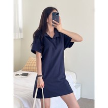 카라 리본 데일리 원피스