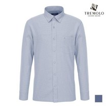 인디안 TREMOLO 미니 하운드투스 무늬 원포켓 셔츠_TRHNLWYC511
