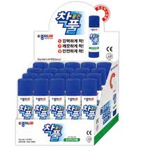 종이나라 착풀 1갑 착붙는풀 고체풀, 15g