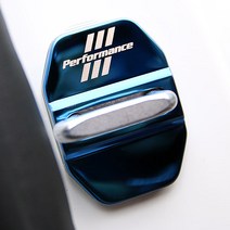 차데코 BMW 5시리즈 G30 크롬 도어스트라이커 도어락 인테리어 몰딩 커버 튜닝 용품, BMW 5시리즈 G30 1개 블랙1개
