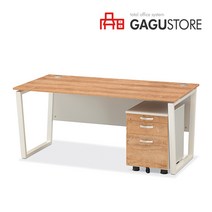멜론 책상 서랍별도 (학생 컴퓨터 사무실), W1800 X D800 X H720:아카시아+화이트
