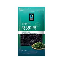 청정원 맛있는밑반찬 남해안산 청정 미역 60인분 맛있는 돌답례품 냉국 150g 간단한요리 간편식, 28개