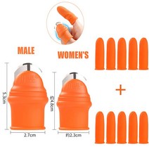 원예 실리콘 엄지 나이프 수확 도구 수확기 손가락 보호기 식물 야채 과일 포도 따기 정원, Straight Set 2