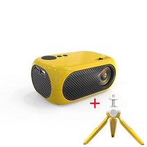 저무리 빔프로젝터 젤리빔 단초점 캠핑용 4k 휴대용 DLP salange 미니 m24 1200 루멘 640480p 지원 풀 HD 1080p 비머 led 비디오 스마트폰 홈, m24 삼각대 추가, 우리 플러그