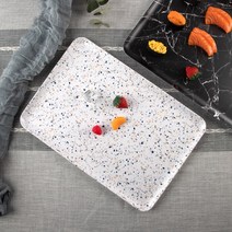 굿도우 북유럽 럭셔리 멜라민 고급 쟁반트레이, 쟁반타입