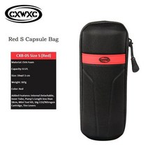 CXWXC MTB EVA 캡슐 가방 도로 자전거 수리 도구 보관 가방 사이클링 필수 기어 캡슐 파니 자전거 병 상자를 저장할 수 있습니다, Capsule Bag S Red_1