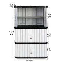 방수 농기구보관함 야외 도구 조립식창고, 1 조각, 2000v(90X52X190)