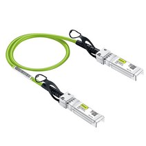 [화이트] 컬러 10G SFP+ DAC 케이블 - 시스코 SFP-H10GB-CU5M 유비퀴티 유니파이 디링크 슈퍼마이크로 넷기어 미크로틱 포티넷용 트위낵스 SFP 케이블, Green, 0.3m