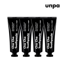 Unpa 언파 차차치약 블랙 구취제거100g x4
