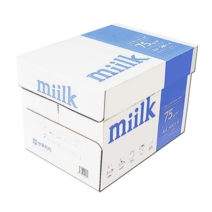 밀크 A4 복사용지 A4용지 75g 2000매 1박스, A4 2000매