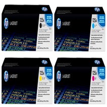 HP Color Laserjet CP1312MFP 정품토너 4색1세트 CB540A/CB541A/CB542A/CB543A 검정 2 200매/칼라 1 400매 NO.125A, 1개, 검정+컬러