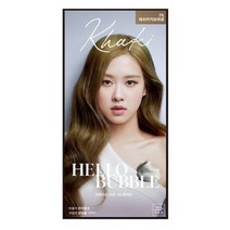 미쟝센 올뉴 헬로버블 염모제, 7K 애쉬카키브라운, 6개