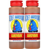 Secret Aardvark Habanero Hot Sauce 시크릿 아드바크 하바네로 핫 소스 마리네이드 8oz(236mL) 2팩, 1개