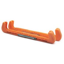 스포츠 블레이드 커버 아이스 스케이트 가드 1 쌍 하키 조정 가능한 보호 31cm 스키 액세서리, 주황색, orange