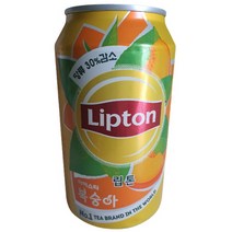 립톤 아이스티 복숭아 355ml 4개 캔음료 복숭아 에이드