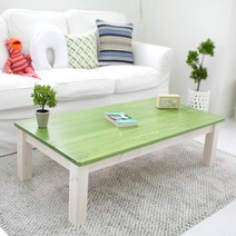 원목 거실 테이블, 라이트오크