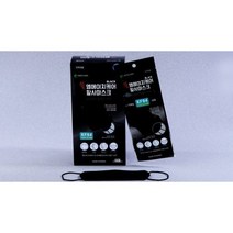 MHcare 쓸 엠에이치케어 KF94 대형 블랙 50매, 1개, 50매입