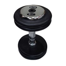 대한스포츠 헬스고무아령, 10kg, 검정색
