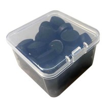당구 50x 부드러운 가죽 스누커 큐 ​​팁 풀 스틱 팁에 당구 큐 접착제 w당구 보관
