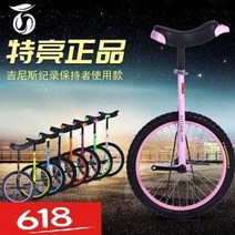 묘기자전거 곡예 입문자용 외발자전거 특량 서커스 대신 밟기, 01 그린 12인치