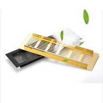 이동식환풍기 환풍기설치방법 휴젠트 4 개/몫 50mm 80mm 와이드 알루미늄 에어 벤트 환기구 그릴 욕실, 02 Silver_01 4pcs 50x200mm