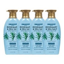[정수리 냄새 제거] 오가니스트 로즈마리 씨솔트 샴푸 500ml, 4개