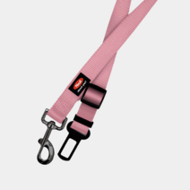 Hout 하웃 차량용 자동차 반려동물 강아지 안전 벨트 테더, 클립형, 핑크