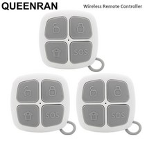 리모콘 스마트키 3 개몫 원격 제어 433 mhz 알람 원격 제어 컨트롤러 키 체인 g90e g90b 플러스 wifi gsm 경보 시스템 팔해제sos, 없음, 없음