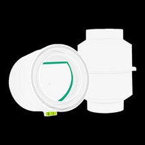 환풍기 댐퍼 주방 후드 pvc 배기 팬 체크 밸브 냄새 방지 원형 파이프 공기 밸브 80110mm 욕실 환기 시스템 액세서리, 스타일은