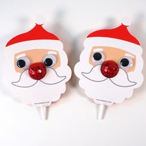 맘아트 DIY 크리스마스 카드 만들기 2인키트 산타캔디, 단품