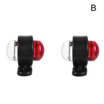소형 미니 농업용 트렉터 운반차 트랙터 곡물 이송기 LED 사이드 마커 위치 램프 12V/24V 트럭 트랙터, 02 B