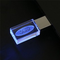 USB DI박스 크리스탈 자동차 로고 플래시 드라이브 32 기가 바이트 무료 사용자 정의 볼륨 판매 개인 디자인 펜 메모리 스틱 U 디스크 16, 8GB+파란