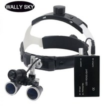고급 루페 돋보기 조명 루빼 확대경 휴대용 헤드 루뻬, Magnification 3.5X