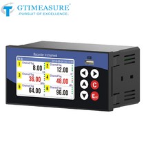 스마트 데이터 로거 온도 압력 전류 레코더 트렌드 차트 보고서 PT100 4-20mA 아날로그 신호 RS485 USB, 한개옵션1, 07 6 Channels RS485
