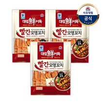 [사조대림] [대림냉동] 빨간오뎅꼬치 409g x3개 /어묵꼬치/냉동어묵, 3개