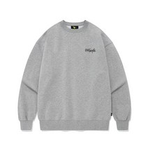 국내매장 정품 와릿이즌 WHATITISNT SMALL SIGN LOGO SWEATSHIRT GRAY