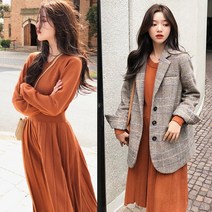 코코블랑 베라 플리츠 니트원피스