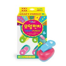 오너클랜 종이나라 모양펀치 소 모양펀칭 6종 1cm, 단품