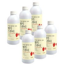 보드레 국내산 딸기로 만든 딸기 스무디 1kg, 딸기스무디 1kg x 6ea